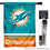WinCraft Dolphins Banner House Flag and 5 Foot Flagpole Set - Sports Collectibles, Sports Memorabilia, Sports Fan Shop, Sports Gifts