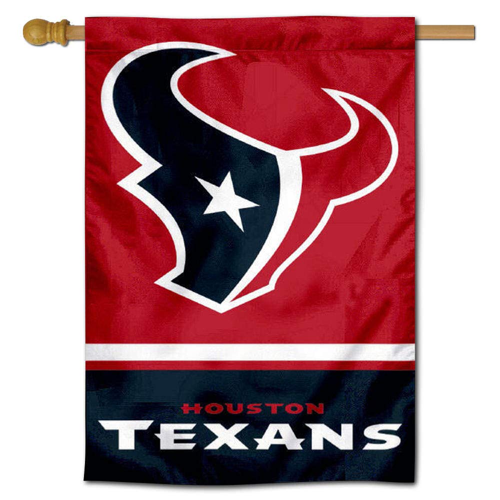 WinCraft Houston Texans Two Sided House Flag - Sports Collectibles, Sports Memorabilia, Sports Fan Shop, Sports Gifts