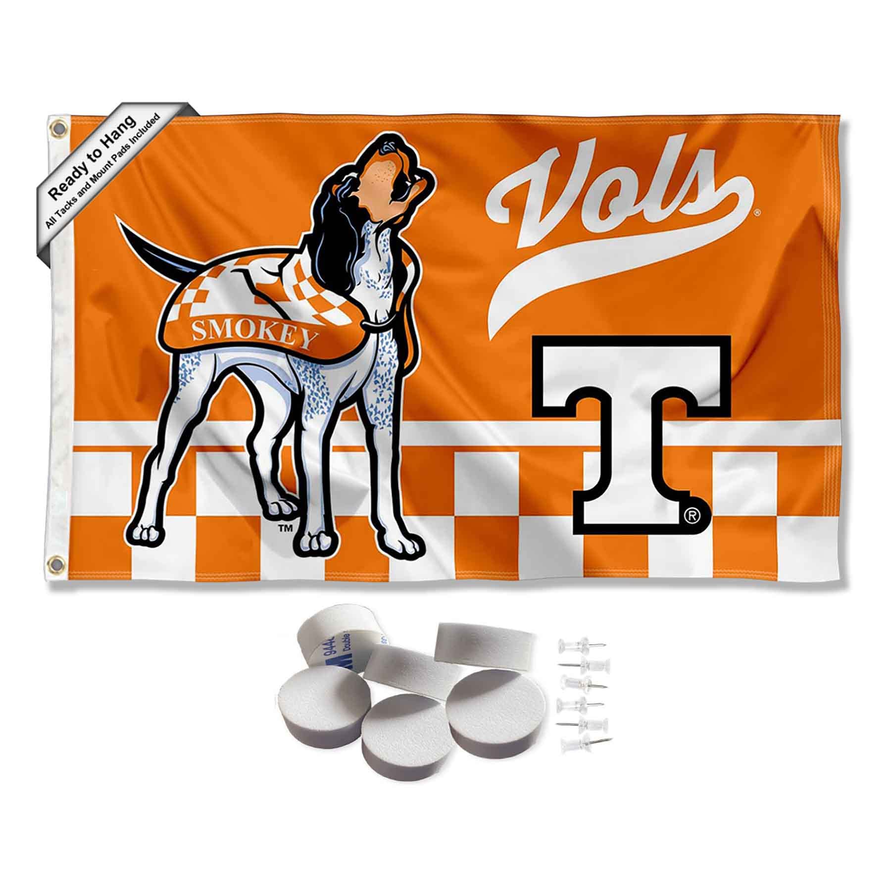 Tennessee Volunteers Logo Banner and Tapestry Wall Tack Pads - Sports Collectibles, Sports Memorabilia, Sports Fan Shop, Sports Gifts