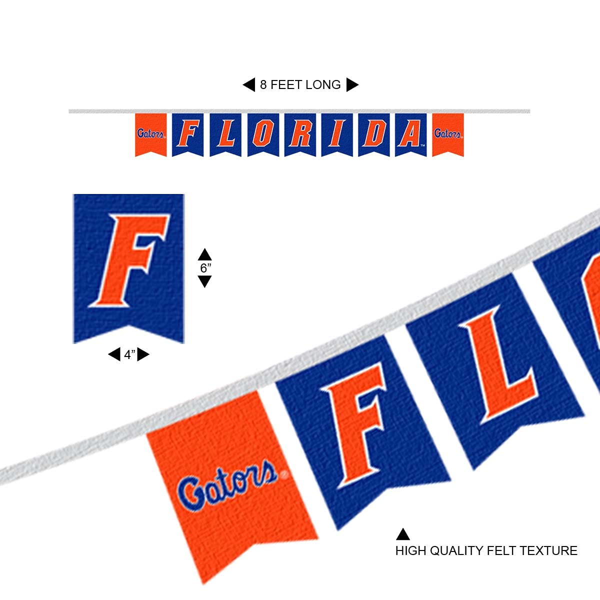 Florida Gators Banner String Pennant Flags - Sports Collectibles, Sports Memorabilia, Sports Fan Shop, Sports Gifts