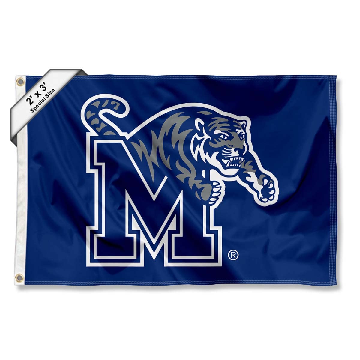 College Flags & Banners Co. Memphis Tigers Small 2x3 Foot Flag - Sports Collectibles, Sports Memorabilia, Sports Fan Shop, Sports Gifts
