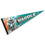 WinCraft Miami Dolphins Waddle Pennant Banner Flag - Sports Collectibles, Sports Memorabilia, Sports Fan Shop, Sports Gifts