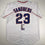 Autographed/Signed Ryne Sandberg HOF 05 Chicago White Baseball Jersey JSA COA