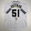 Autographed/Signed Trevor Hoffman San Diego White Baseball Jersey JSA COA