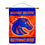 Boise State New Logo House Flag and Wood Banner Pole Set - Sports Collectibles, Sports Memorabilia, Sports Fan Shop, Sports Gifts