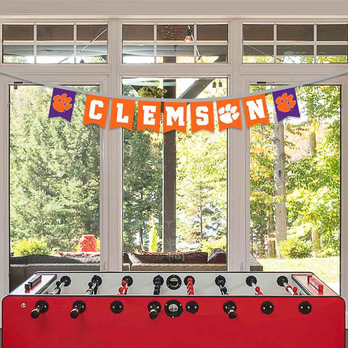 Clemson Tigers Banner String Pennant Flags - Sports Collectibles, Sports Memorabilia, Sports Fan Shop, Sports Gifts