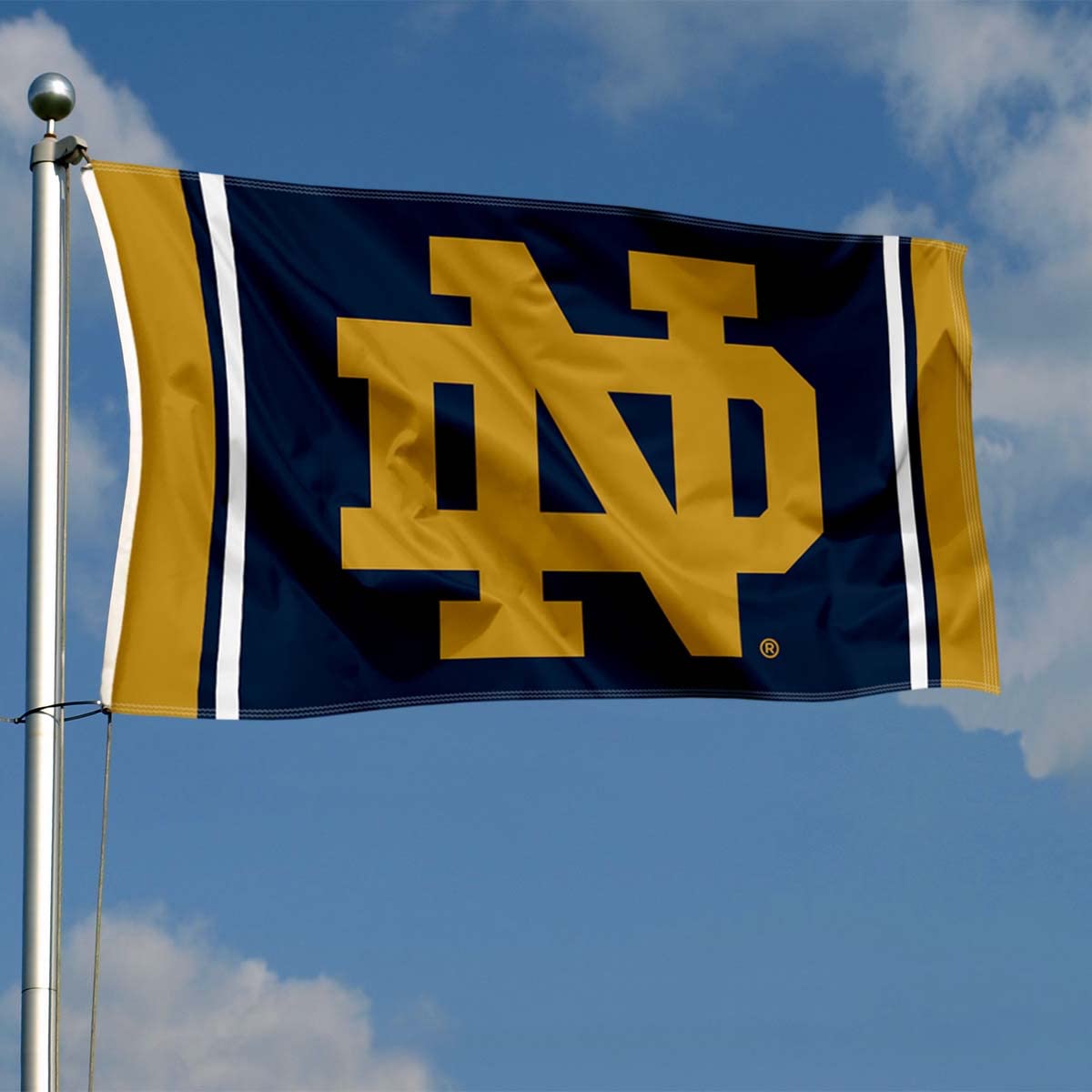 WinCraft Irish ND Logo 3x5 Banner Flag - Sports Collectibles, Sports Memorabilia, Sports Fan Shop, Sports Gifts