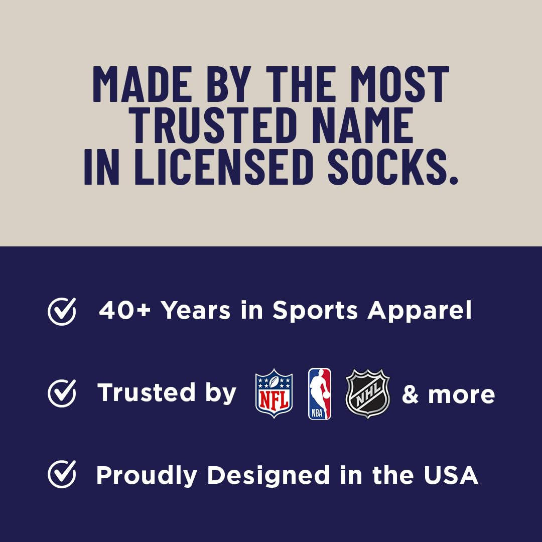 For Bare Feet NBA OKLAHOMA CITY THUNDER MVP Crew Sock Team Color Large