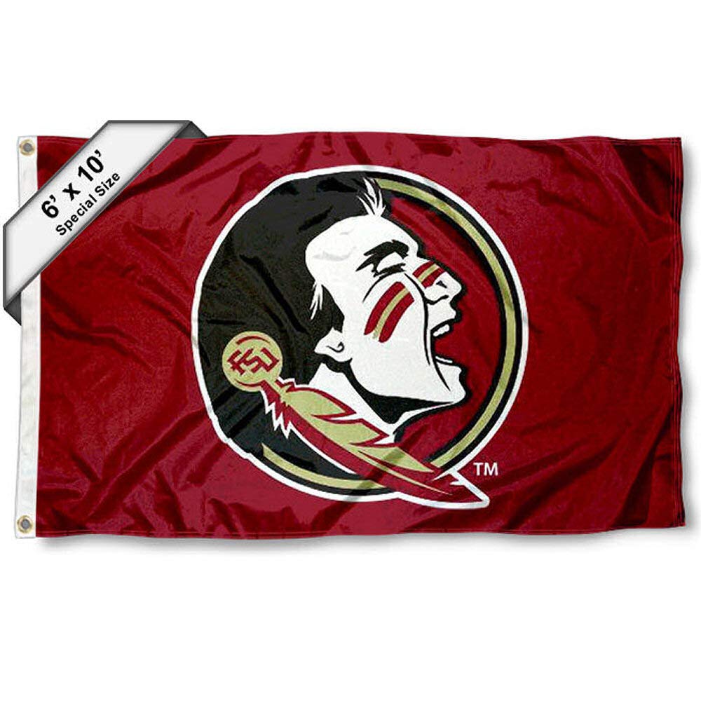 College Flags & Banners Co. Florida State Seminoles 6x10 Feet New Logo Flag - Sports Collectibles, Sports Memorabilia, Sports Fan Shop, Sports Gifts