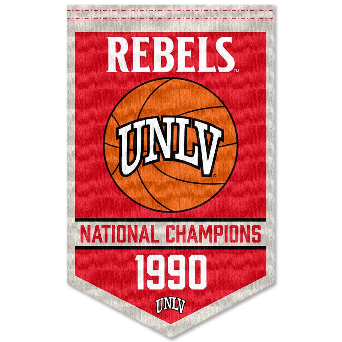 UNLV Basketball National Champions Banner - Sports Collectibles, Sports Memorabilia, Sports Fan Shop, Sports Gifts
