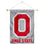 College Flags & Banners Co. Ohio State Buckeyes Block O Gray Banner for Windows Doors and Walls - Sports Collectibles, Sports Memorabilia, Sports Fan Shop, Sports Gifts