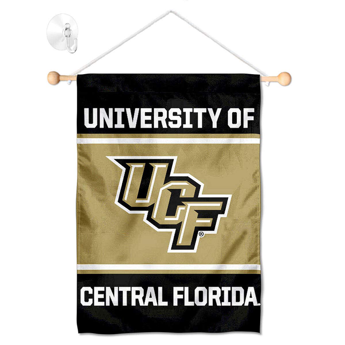 College Flags & Banners Co. Central Florida Knights Window Wall Banner Hanging Flag with Suction Cup - Sports Collectibles, Sports Memorabilia, Sports Fan Shop, Sports Gifts