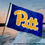 Pittsburgh Panthers 2x3 Foot Small Flag and USA 3x5 Flag Set - Sports Collectibles, Sports Memorabilia, Sports Fan Shop, Sports Gifts