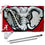 College Flags & Banners Co. Alabama Crimson Tide Head Flag with Pole and Bracket Kit - Sports Collectibles, Sports Memorabilia, Sports Fan Shop, Sports Gifts