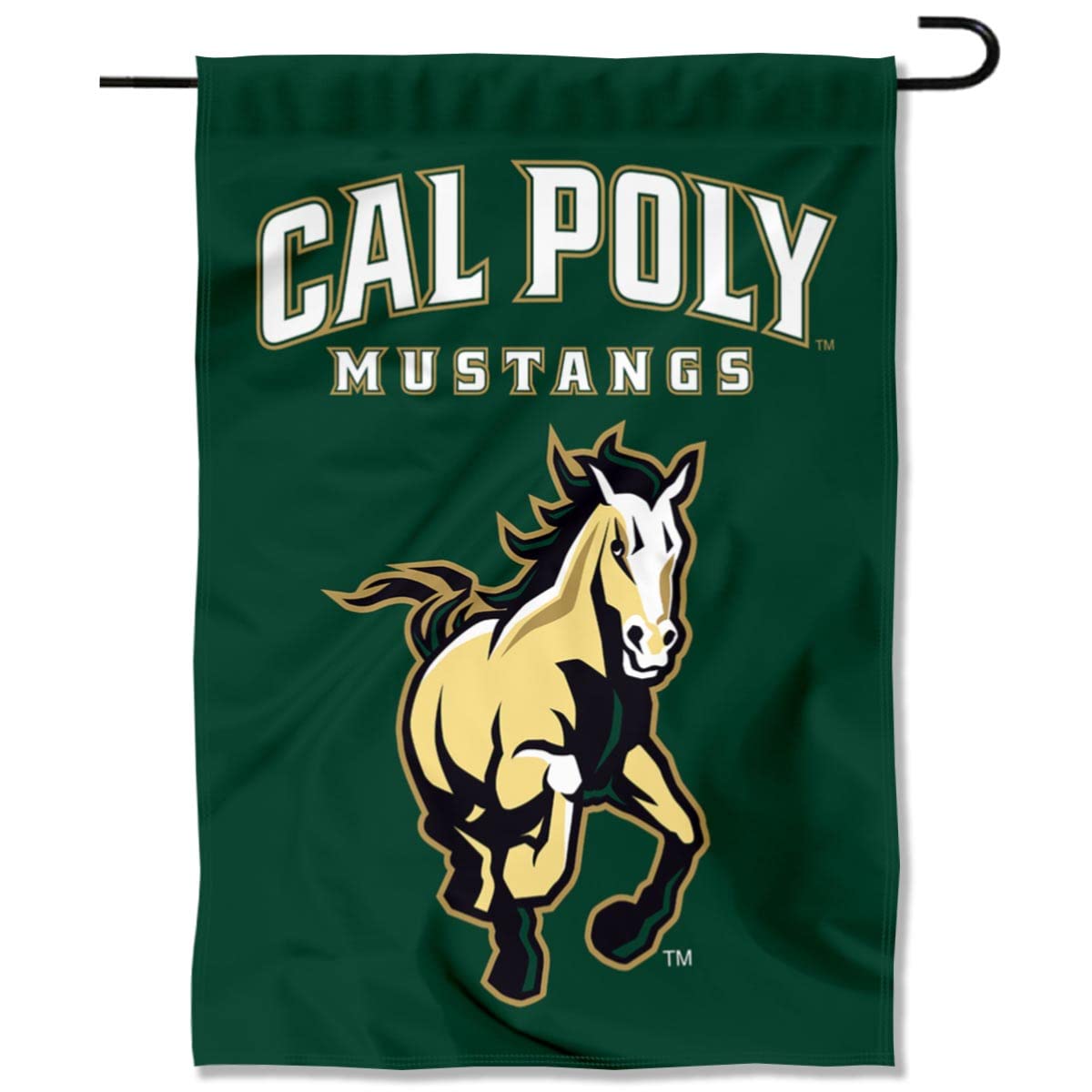 Cal Poly Mustangs Wordmark Garden Banner Flag - Sports Collectibles, Sports Memorabilia, Sports Fan Shop, Sports Gifts