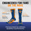 For Bare Feet NBA NEW YORK KNICKS MVP Crew Sock Team Color Large - Sports Gifts, Sports Memorabilia, Sports Collectibles, Fan Shop