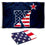 College Flags & Banners Co. US Navy Patriotic Logo Flag and USA 3x5 Flag Set - Sports Collectibles, Sports Memorabilia, Sports Fan Shop, Sports Gifts
