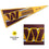 WinCraft Washington Commanders Embroidered and Sewn Pennant - Sports Collectibles, Sports Memorabilia, Sports Fan Shop, Sports Gifts