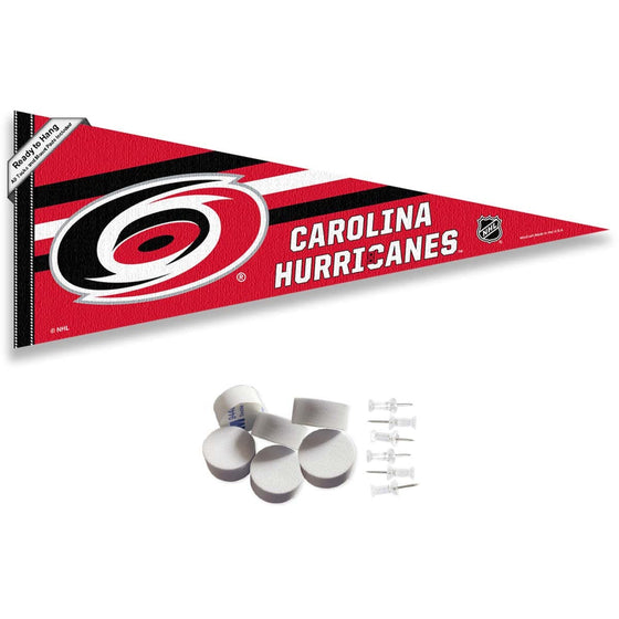 Carolina Hurricanes Pennant Flag and Wall Tack Pads Mounts - Sports Collectibles, Sports Memorabilia, Sports Fan Shop, Sports Gifts