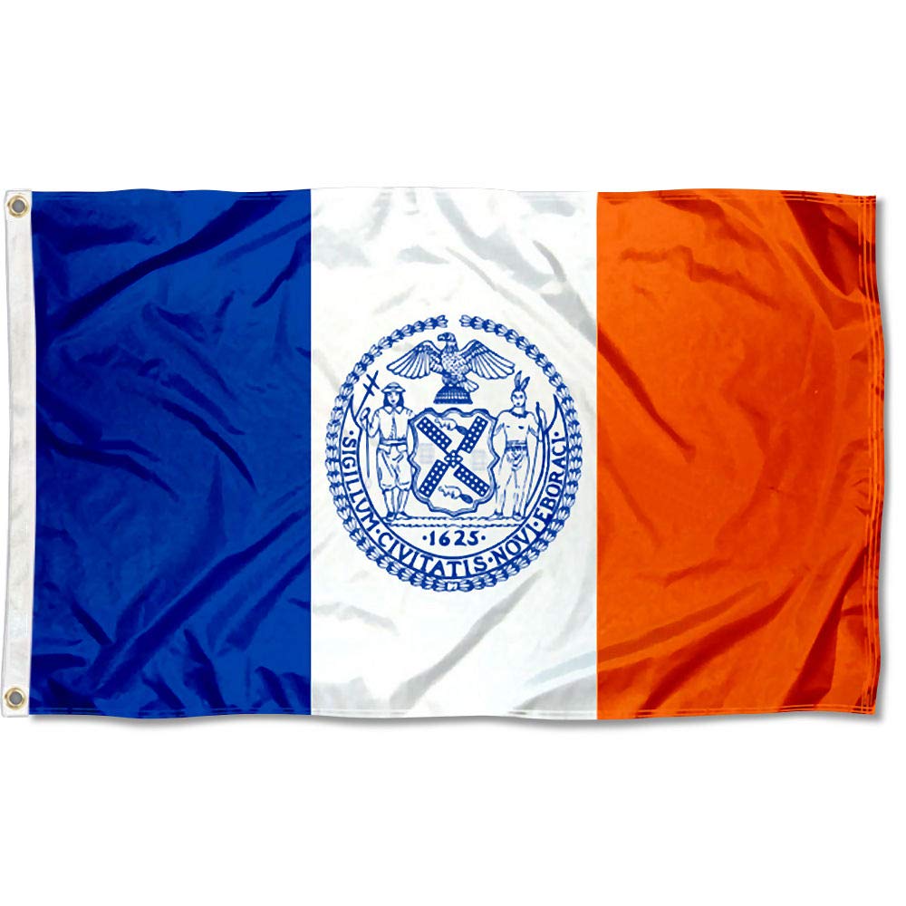 Sports Flags Pennants Company New York City Flag 3x5 Foot Banner - Sports Collectibles, Sports Memorabilia, Sports Fan Shop, Sports Gifts