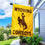 College Flags & Banners Co. Wyoming Cowboys House Flag with Flag Pole Set - Sports Collectibles, Sports Memorabilia, Sports Fan Shop, Sports Gifts