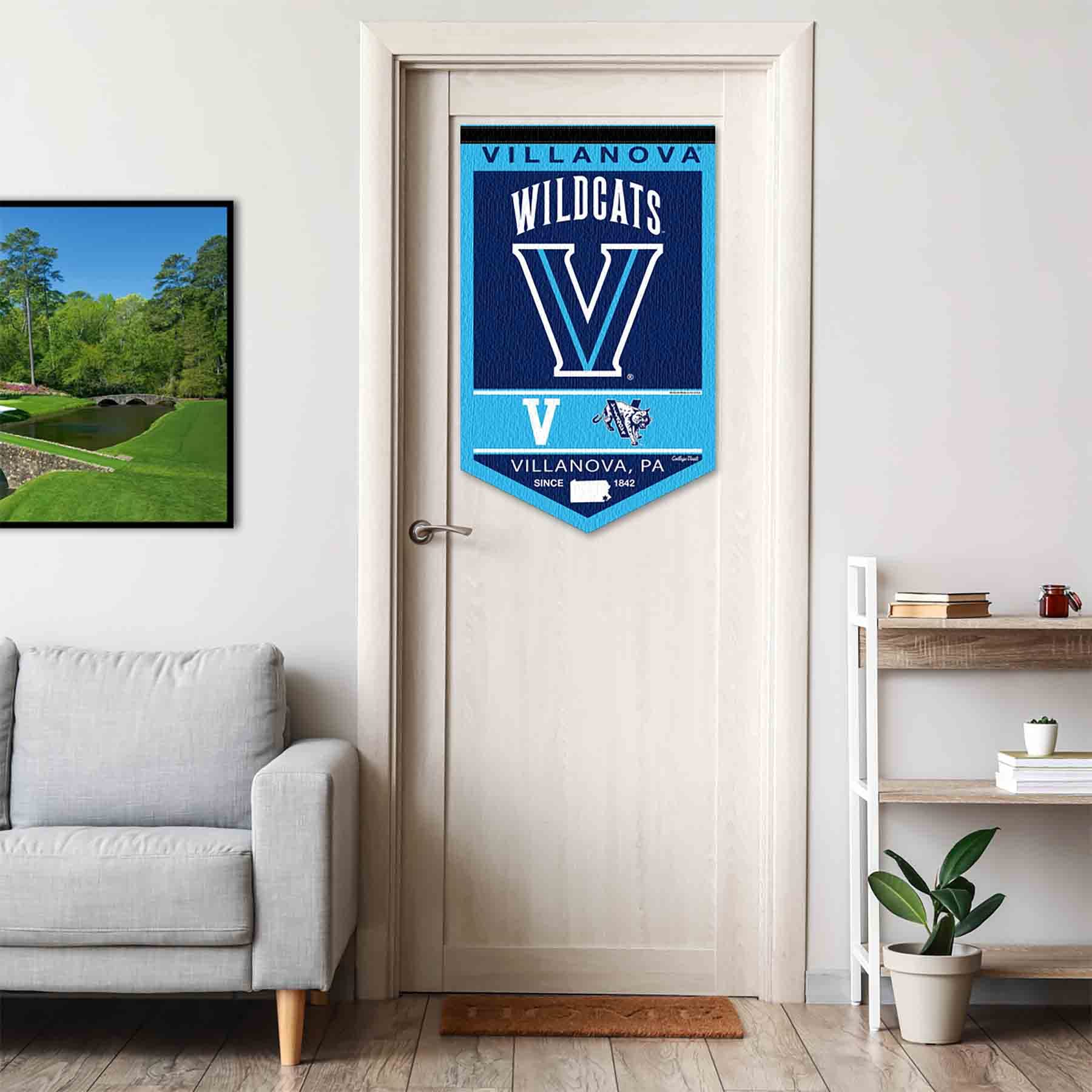 College Flags & Banners Co. Villanova Wildcats Heritage History Banner Pennant - Sports Collectibles, Sports Memorabilia, Sports Fan Shop, Sports Gifts