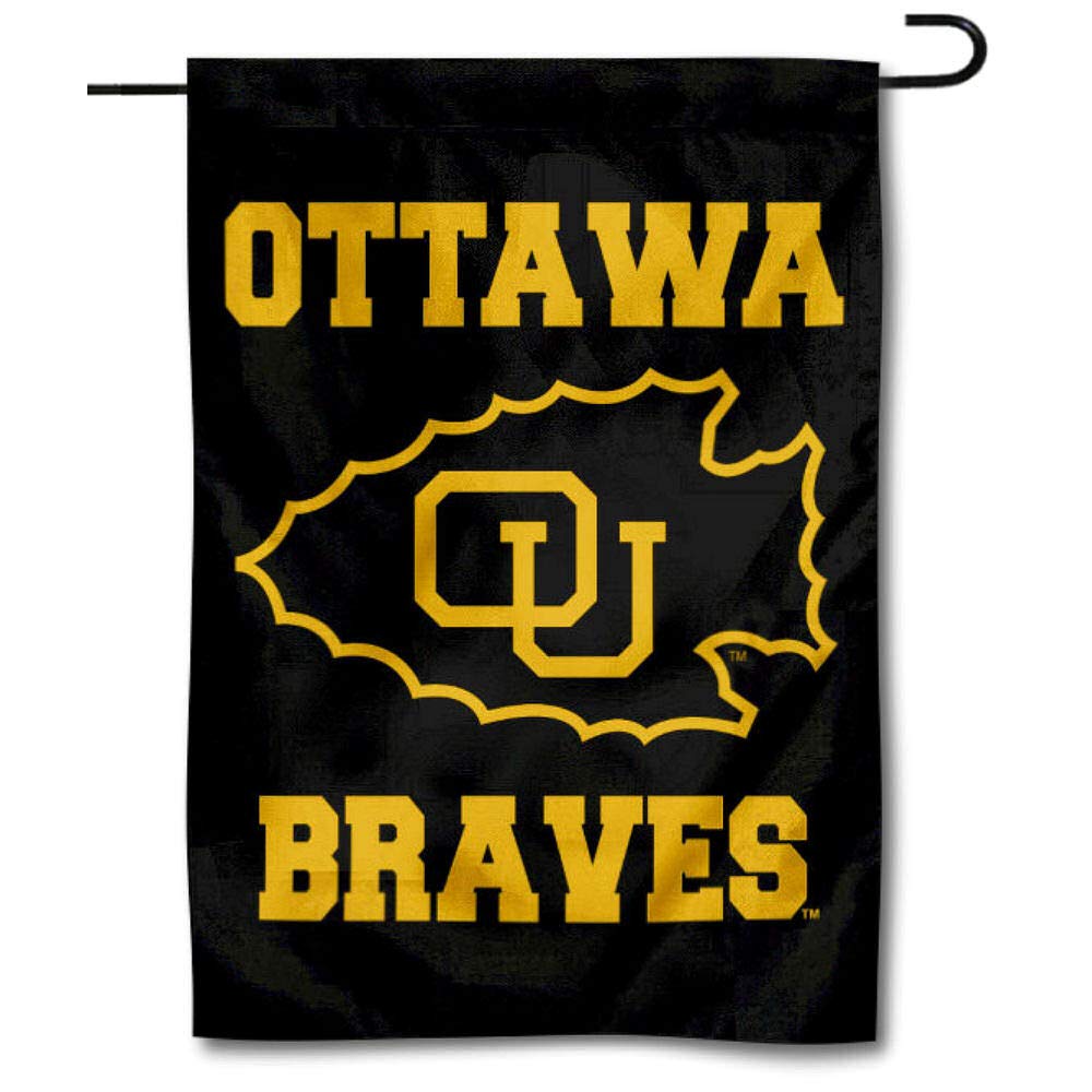 College Flags & Banners Co. Ottawa Braves Garden Flag - Sports Collectibles, Sports Memorabilia, Sports Fan Shop, Sports Gifts
