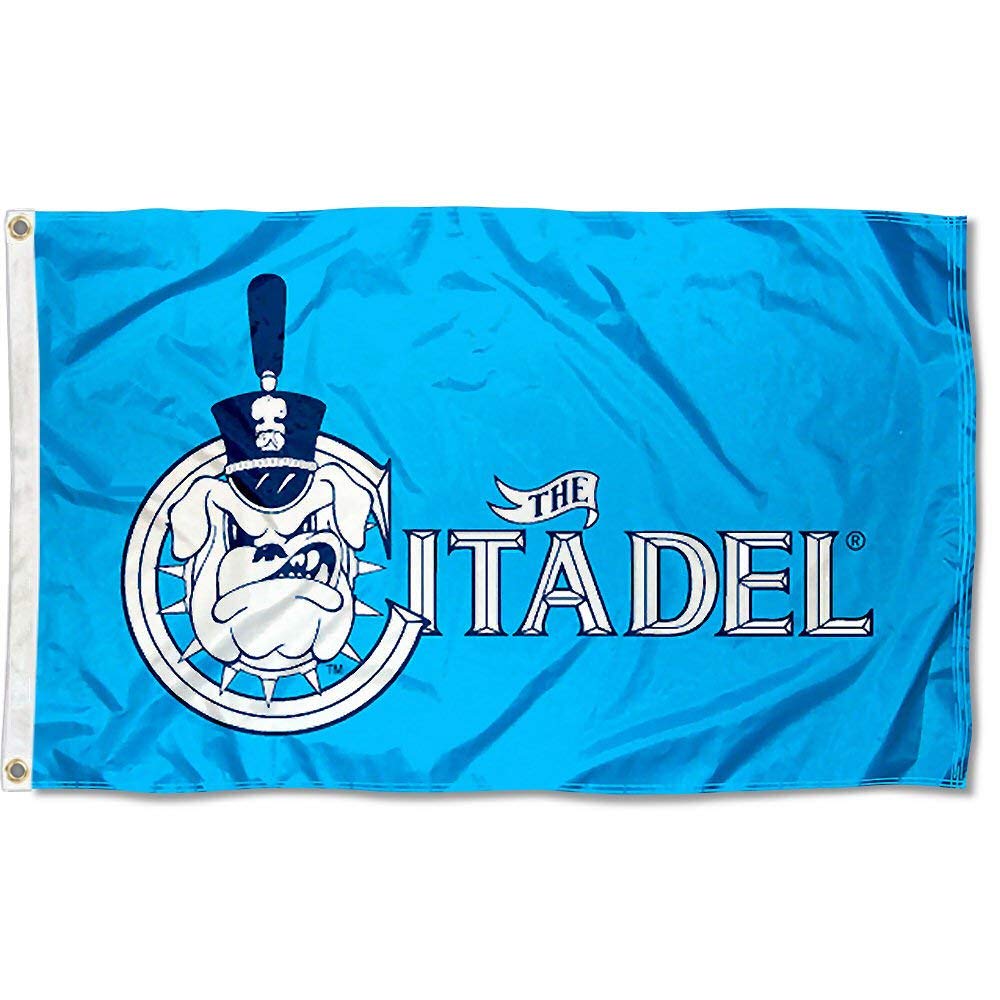 College Flags & Banners Co. Citadel Flag and USA 3x5 Flag Set - Sports Collectibles, Sports Memorabilia, Sports Fan Shop, Sports Gifts