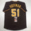 Autographed/Signed Trevor Hoffman HOF 18 San Diego Brown Baseball Jersey JSA COA