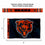 WinCraft Chicago Bears Printed Header 3x5 Foot Banner Flag - Sports Collectibles, Sports Memorabilia, Sports Fan Shop, Sports Gifts