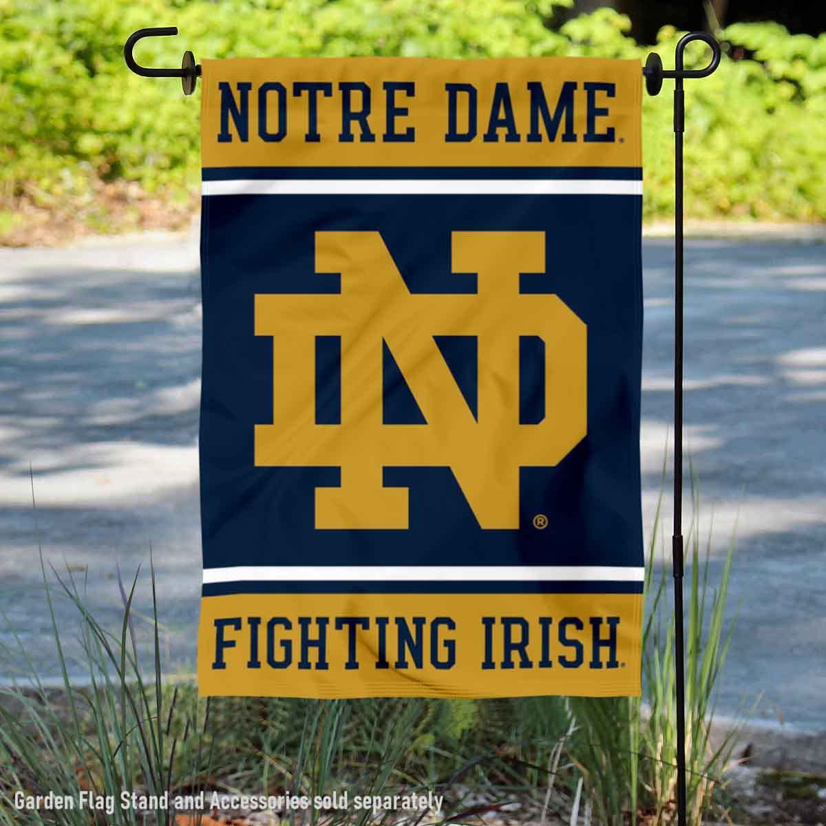 WinCraft Irish ND Logo Garden Banner Flag - Sports Collectibles, Sports Memorabilia, Sports Fan Shop, Sports Gifts