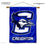 College Flags & Banners Co. Creighton University Banner Flag and Wood Banner Pole Set - Sports Collectibles, Sports Memorabilia, Sports Fan Shop, Sports Gifts