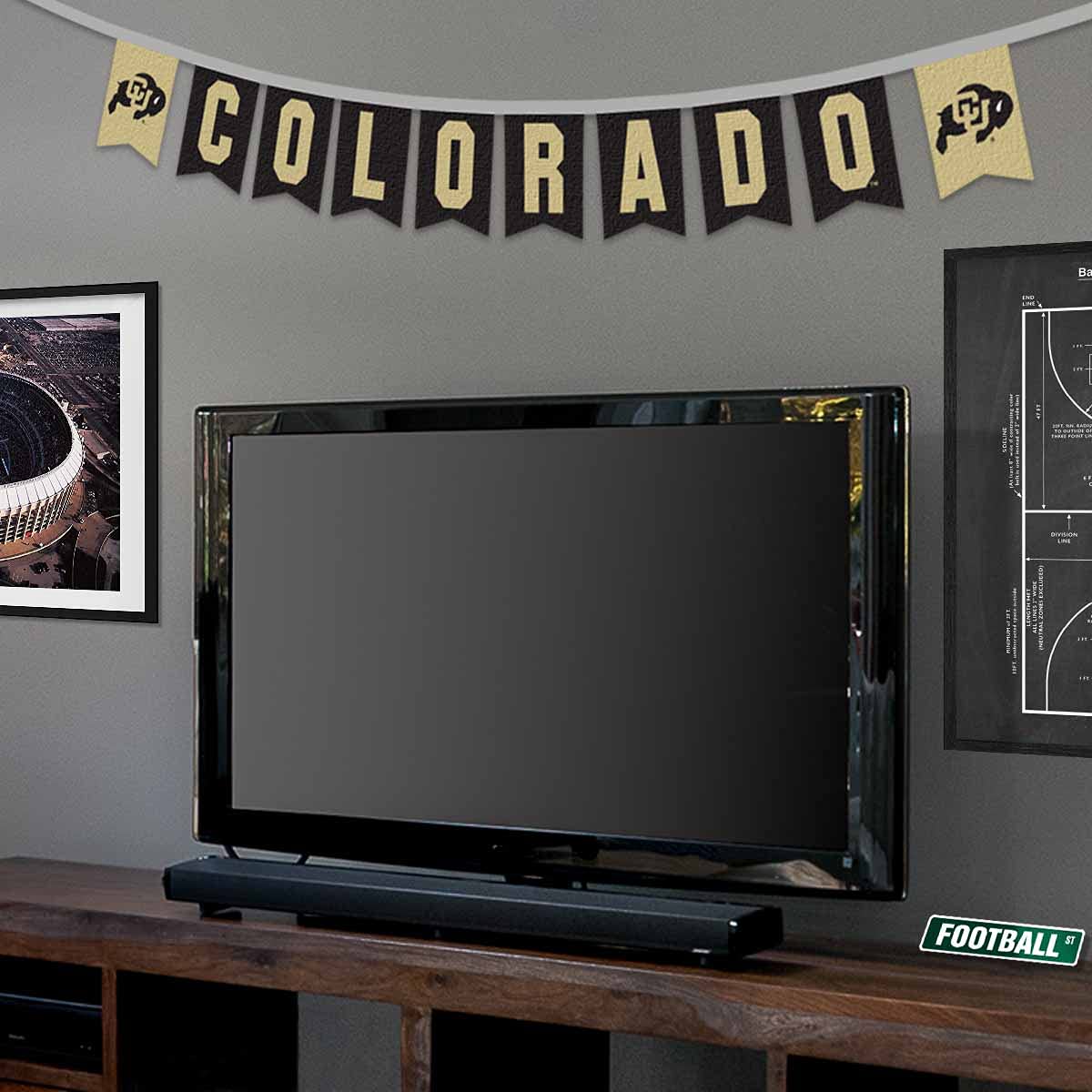 Colorado Buffaloes Banner String Pennant Flags - Sports Collectibles, Sports Memorabilia, Sports Fan Shop, Sports Gifts