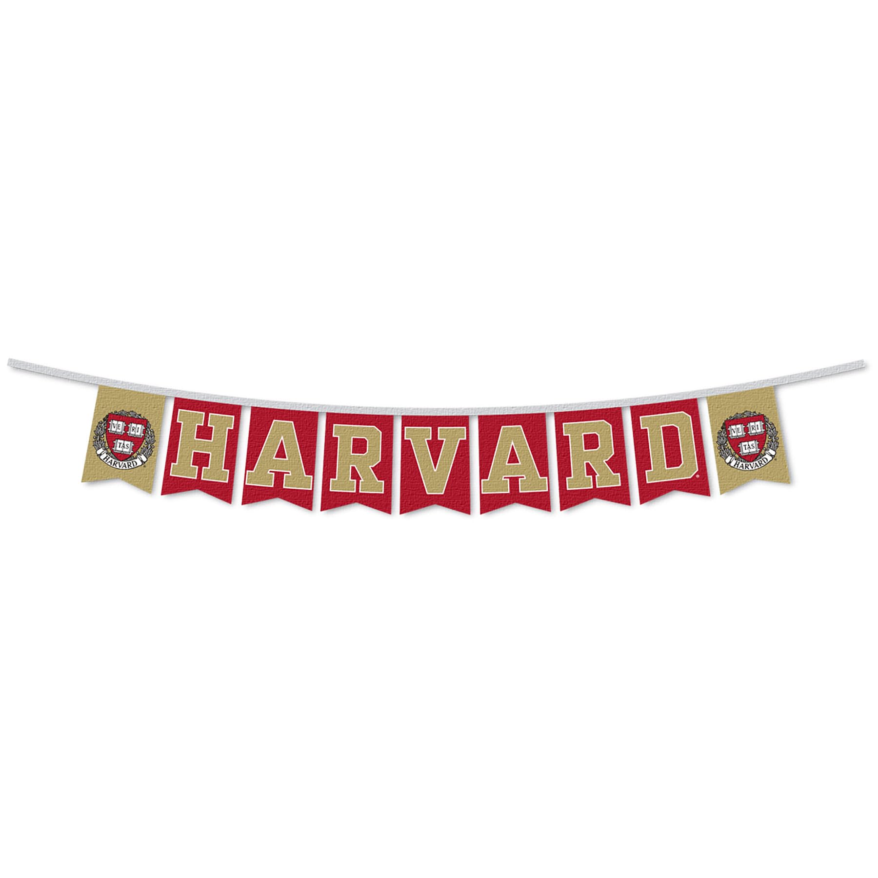 Harvard Crimson Banner String Pennant Flags - Sports Collectibles, Sports Memorabilia, Sports Fan Shop, Sports Gifts
