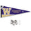 College Flags & Banners Co. Washington UW Huskies Pennant Flag and Wall Tack Mount Pads - Sports Collectibles, Sports Memorabilia, Sports Fan Shop, Sports Gifts