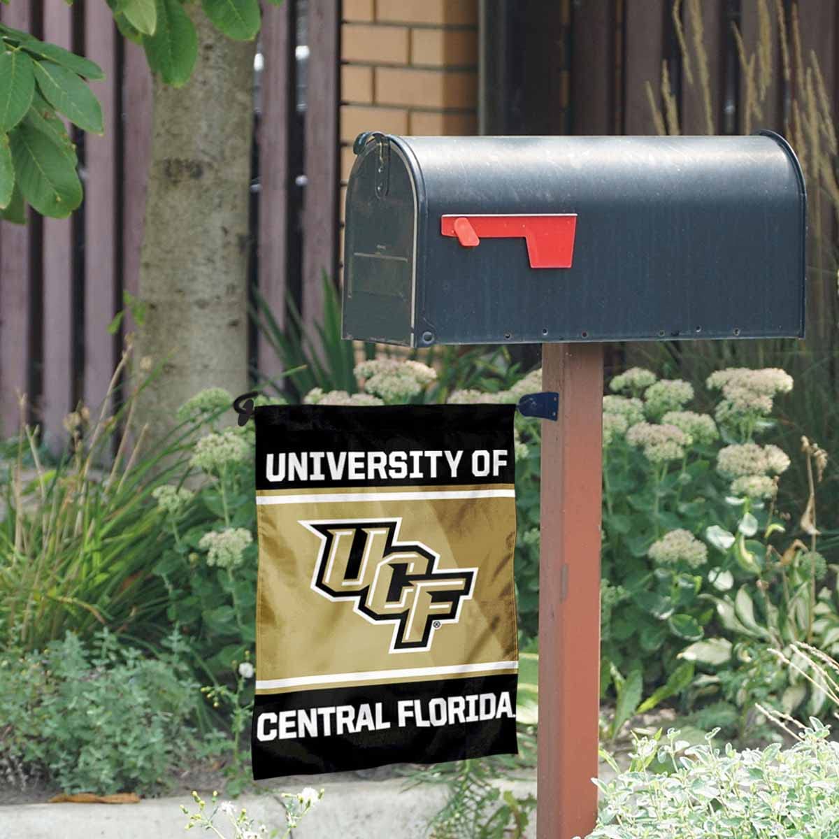 College Flags & Banners Co. UCF Knights Garden Flag and Mailbox Post Pole Mount Holder Set - Sports Collectibles, Sports Memorabilia, Sports Fan Shop, Sports Gifts