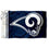 WinCraft LA Rams 2x3 Feet Small Flag - Sports Collectibles, Sports Memorabilia, Sports Fan Shop, Sports Gifts