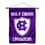 College Flags & Banners Co. Holy Cross Crusaders Shield House Flag and Wood Banner Pole Set - Sports Collectibles, Sports Memorabilia, Sports Fan Shop, Sports Gifts