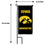 College Flags & Banners Co. Iowa Hawkeyes Mini Garden and Flower Pot Flag Topper - Sports Collectibles, Sports Memorabilia, Sports Fan Shop, Sports Gifts