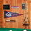Colorado Avalanche Pennant Flag and Wall Tack Pads Mounts - Sports Gifts, Sports Memorabilia, Sports Collectibles, Fan Shop