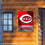 Cincinnati Reds Double Sided House Flag - Sports Collectibles, Sports Memorabilia, Sports Fan Shop, Sports Gifts