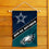 WinCraft House Divided Cowboys and Eagles Double Sided Garden Flag - Sports Collectibles, Sports Memorabilia, Sports Fan Shop, Sports Gifts