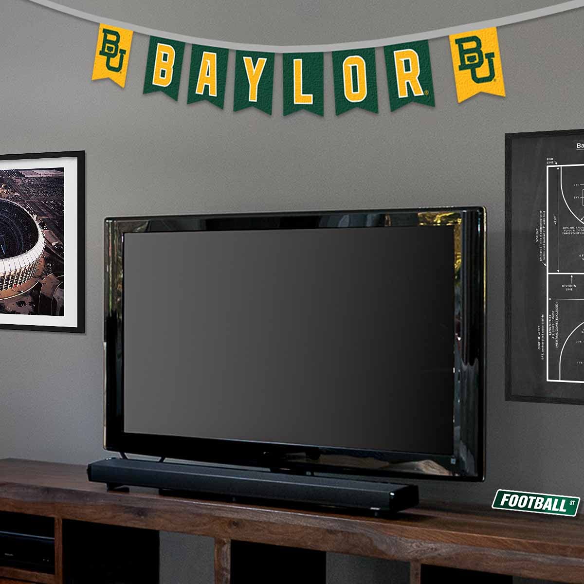 Baylor Bears Banner String Pennant Flags - Sports Collectibles, Sports Memorabilia, Sports Fan Shop, Sports Gifts