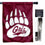 College Flags & Banners Co. Montana Griz Logo House Flag with Flag Pole Set - Sports Collectibles, Sports Memorabilia, Sports Fan Shop, Sports Gifts