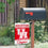 College Flags & Banners Co. Houston Cougars Garden Flag and Mailbox Post Pole Mount Holder Set - Sports Collectibles, Sports Memorabilia, Sports Fan Shop, Sports Gifts