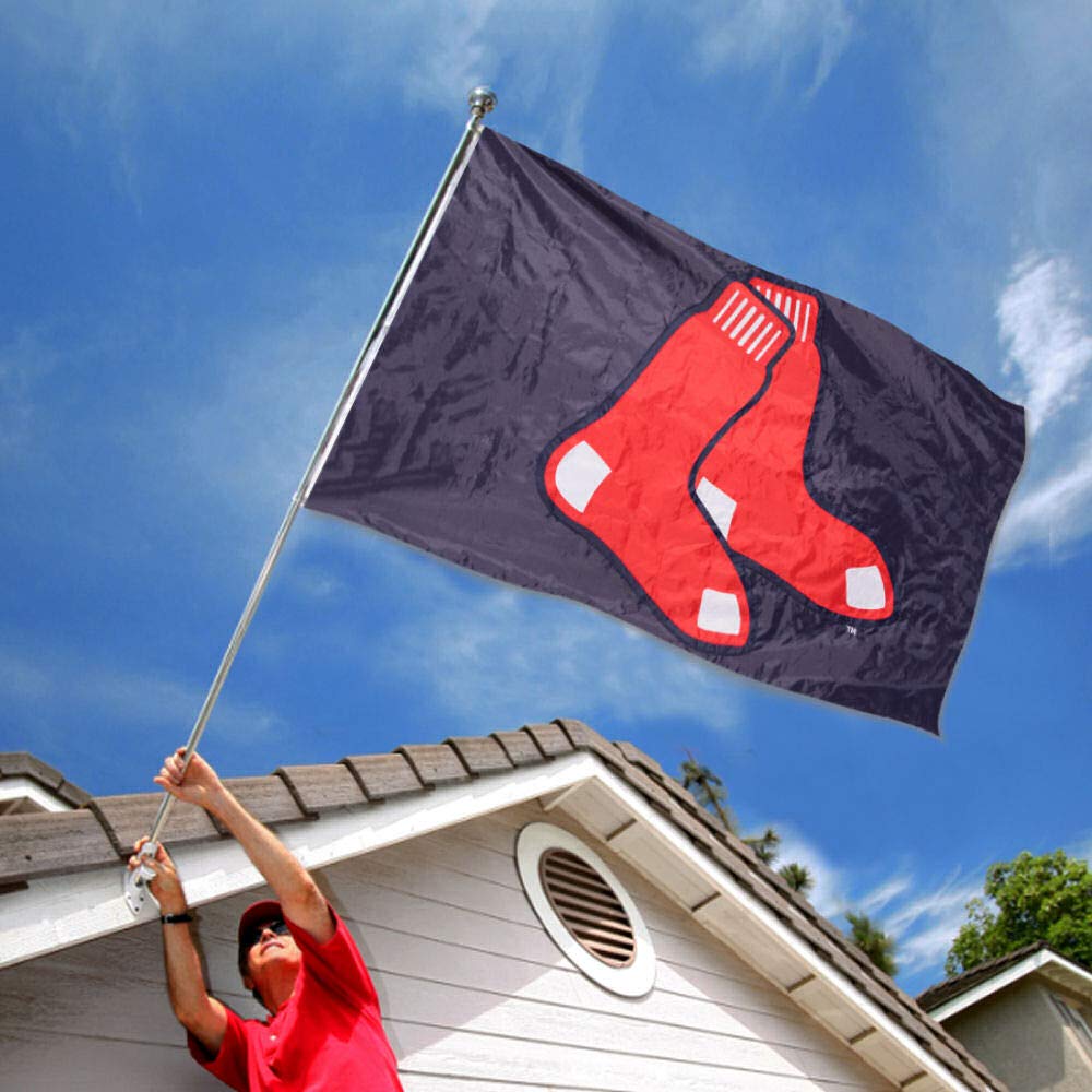 WinCraft Boston Red Sox Embroidered Nylon Flag - Sports Collectibles, Sports Memorabilia, Sports Fan Shop, Sports Gifts