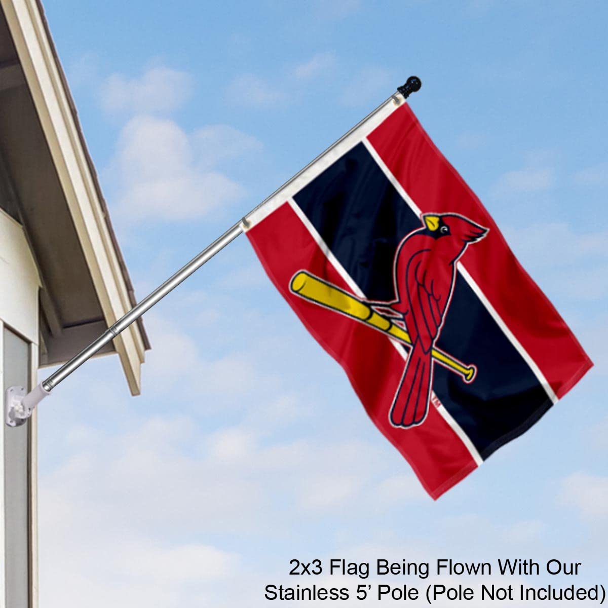 WinCraft St. Louis Cardinals 2x3 Foot Small Flag - Sports Collectibles, Sports Memorabilia, Sports Fan Shop, Sports Gifts