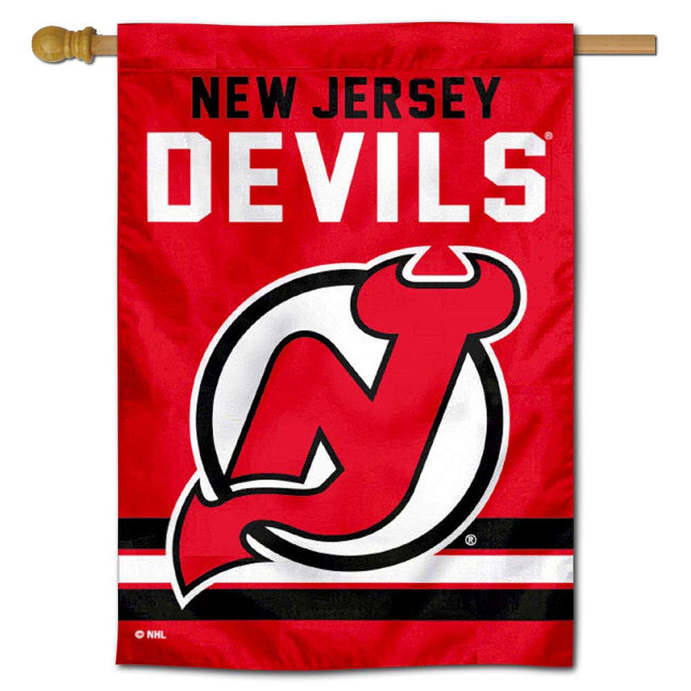 WinCraft New Jersey Devils Double Sided Banner House Flag - Sports Collectibles, Sports Memorabilia, Sports Fan Shop, Sports Gifts