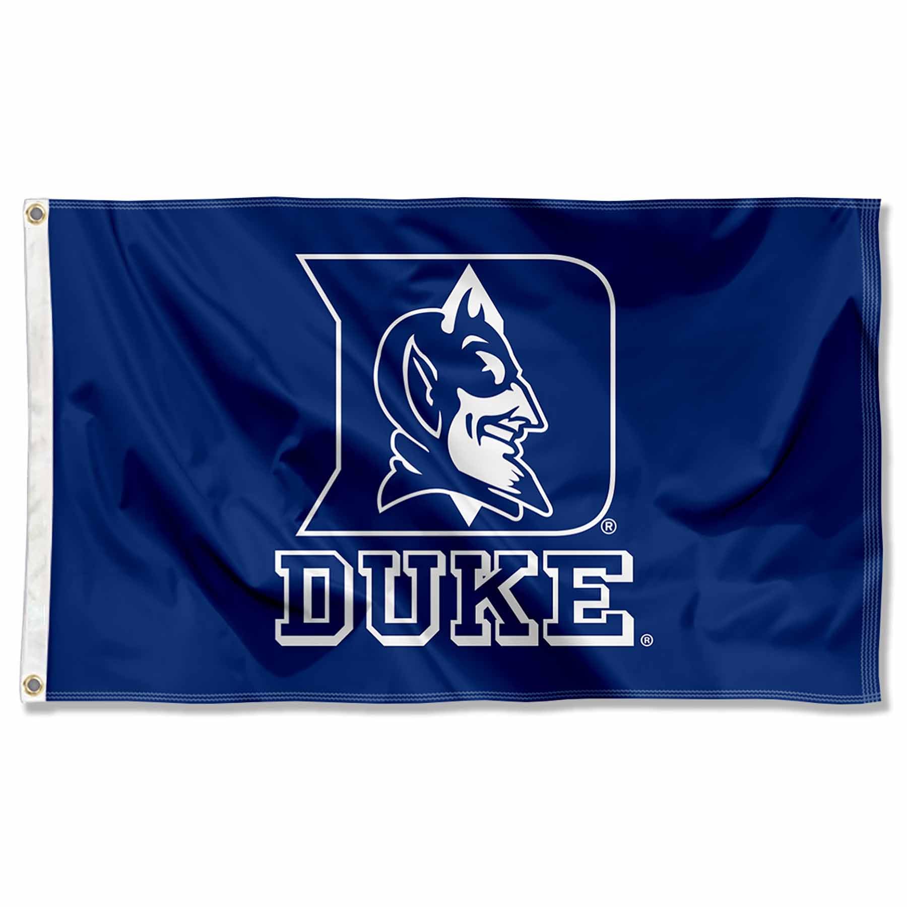 Duke Blue Devils Primary Logo Large Grommet Banner Flag - Sports Collectibles, Sports Memorabilia, Sports Fan Shop, Sports Gifts