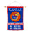 College Flags & Banners Co. Kansas KU Jayhawks 6 Time Basketball National Champions Banner for Windows Doors and Walls - Sports Collectibles, Sports Memorabilia, Sports Fan Shop, Sports Gifts